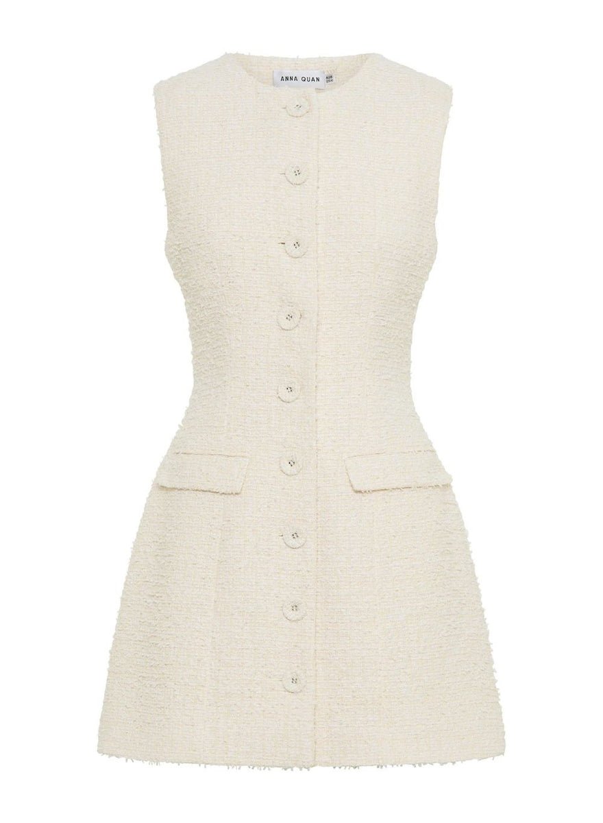 Anna Quan Sofia Dress in Porcelain photo 2