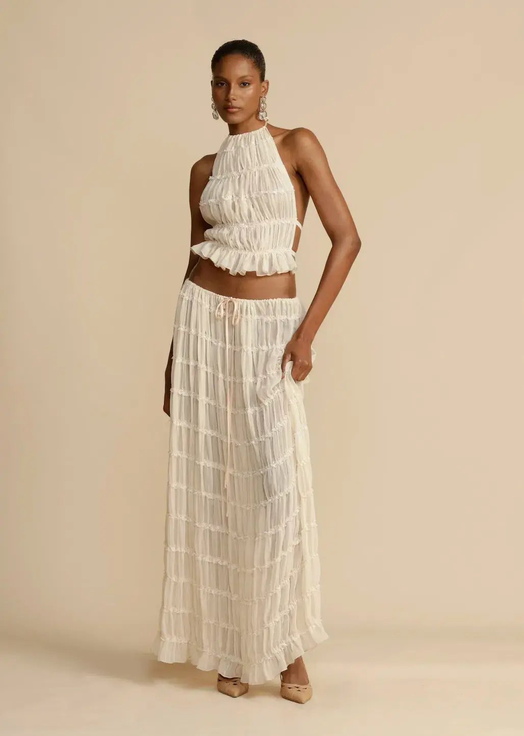 Arcina Ori Juliette Top and Skirt Cream Size S / AU 6-8 photo 17