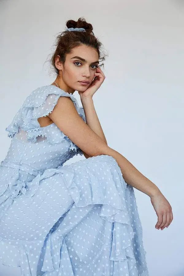 Alice McCall Moon Talking Gown Blue Size AU 8 photo 4