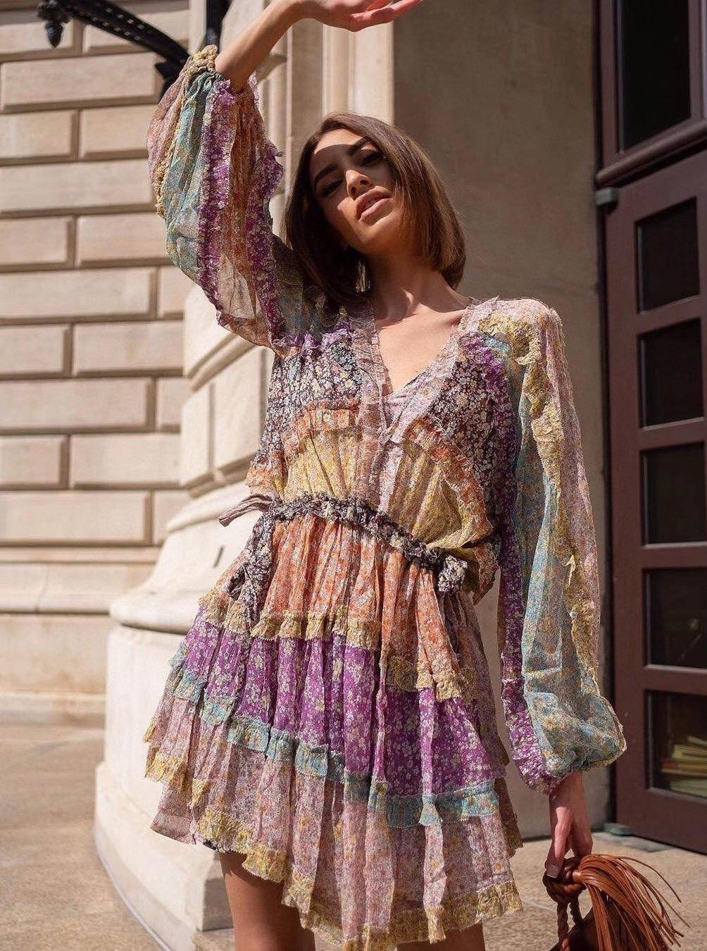 Zimmermann Carnaby Frill Mini Dress Size 0 / 6-12 photo 3
