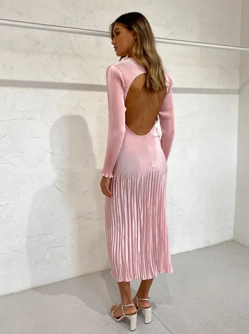 L'idee Soiree Backless Dress Ballet Size 10 photo 5