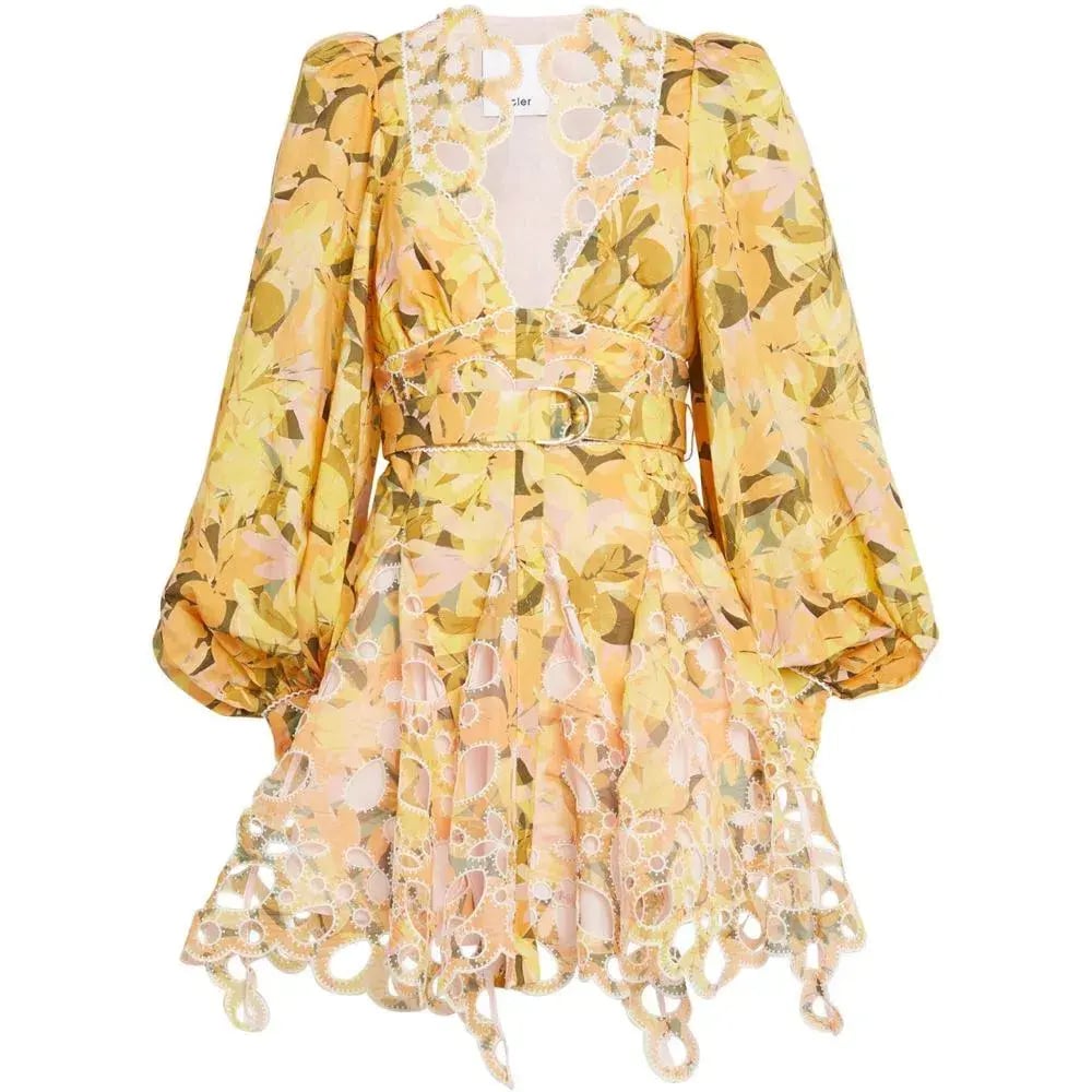 Acler Arnoult Mini Dress Floral Size 12/14 photo 2
