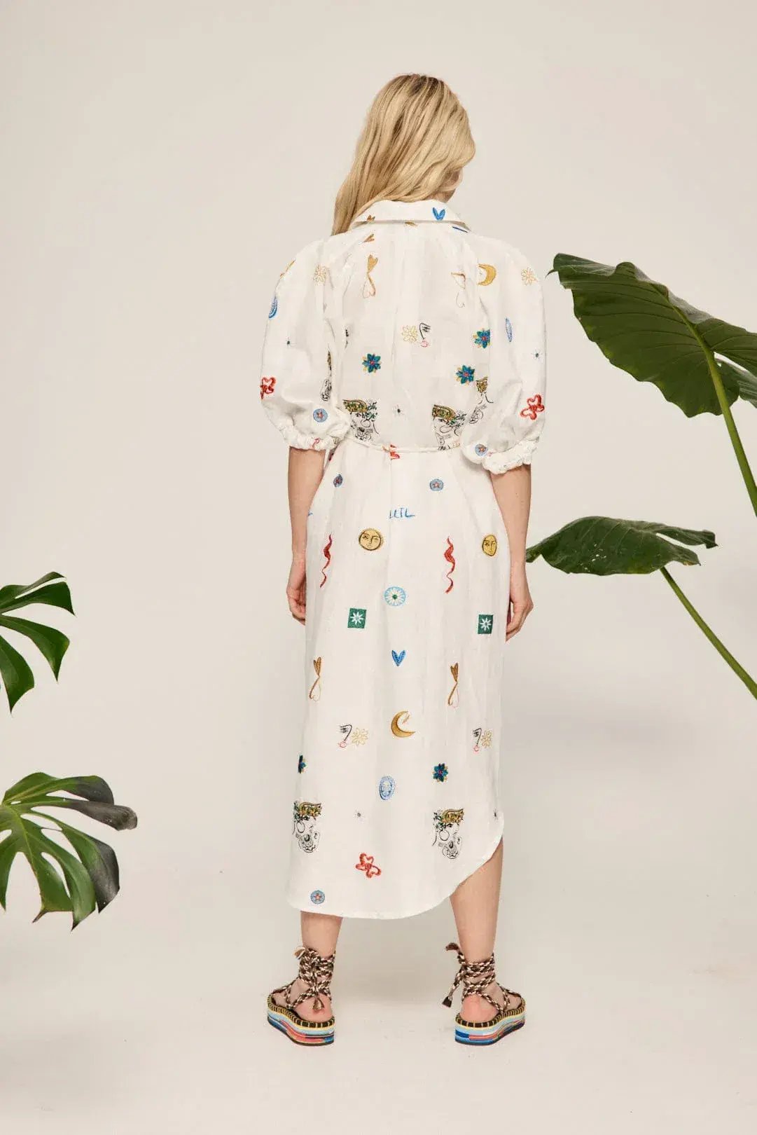 Alemais Soleil Shirtdress Print Size 10 photo 2