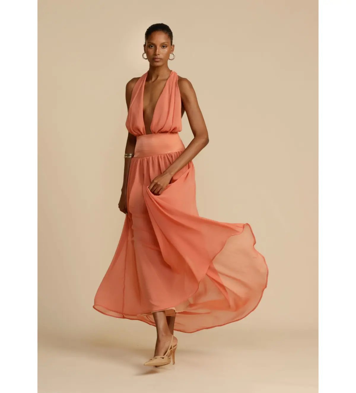 Arcina Ori Serena Dress Coral Size S / AU 8 photo 2