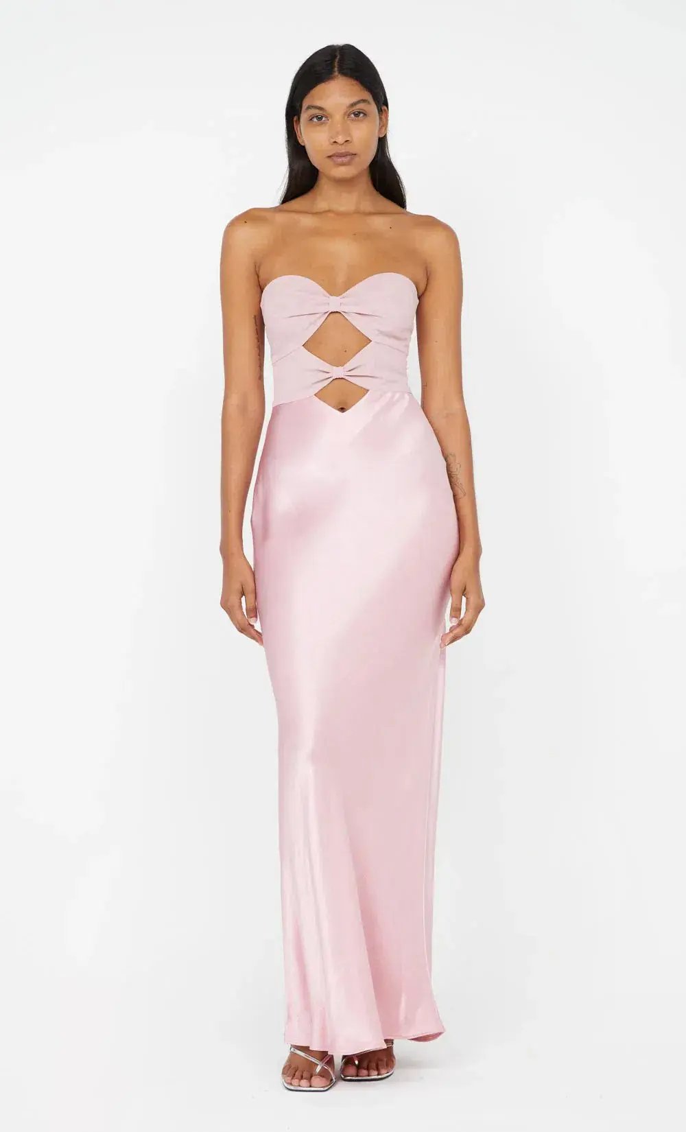 Bec & Bridge Halle Strapless Dress in Dusty Pink Size 6 photo 8