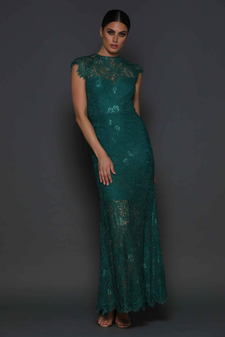 Elle Zeitoune Demi Gown - Jade photo 6