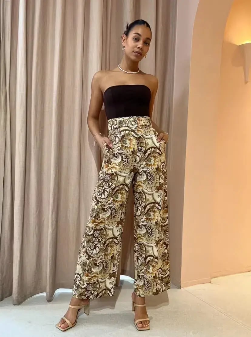Alemais Phillipa Pant Print Size AU 10 photo 7