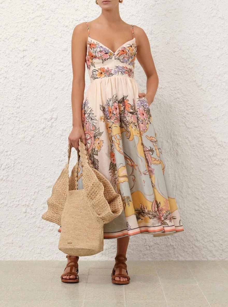 Zimmermann Tallow Tucked Bodice Dress photo 4