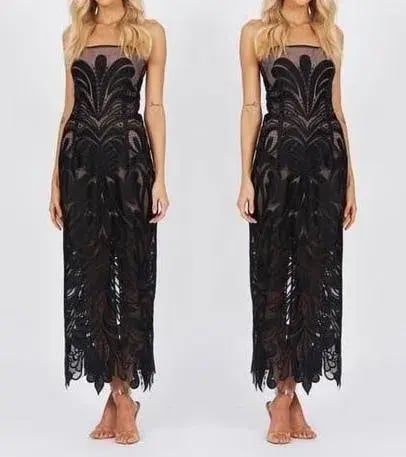 Natalie Rolt Mimi Gown - Black Size 12 photo 4