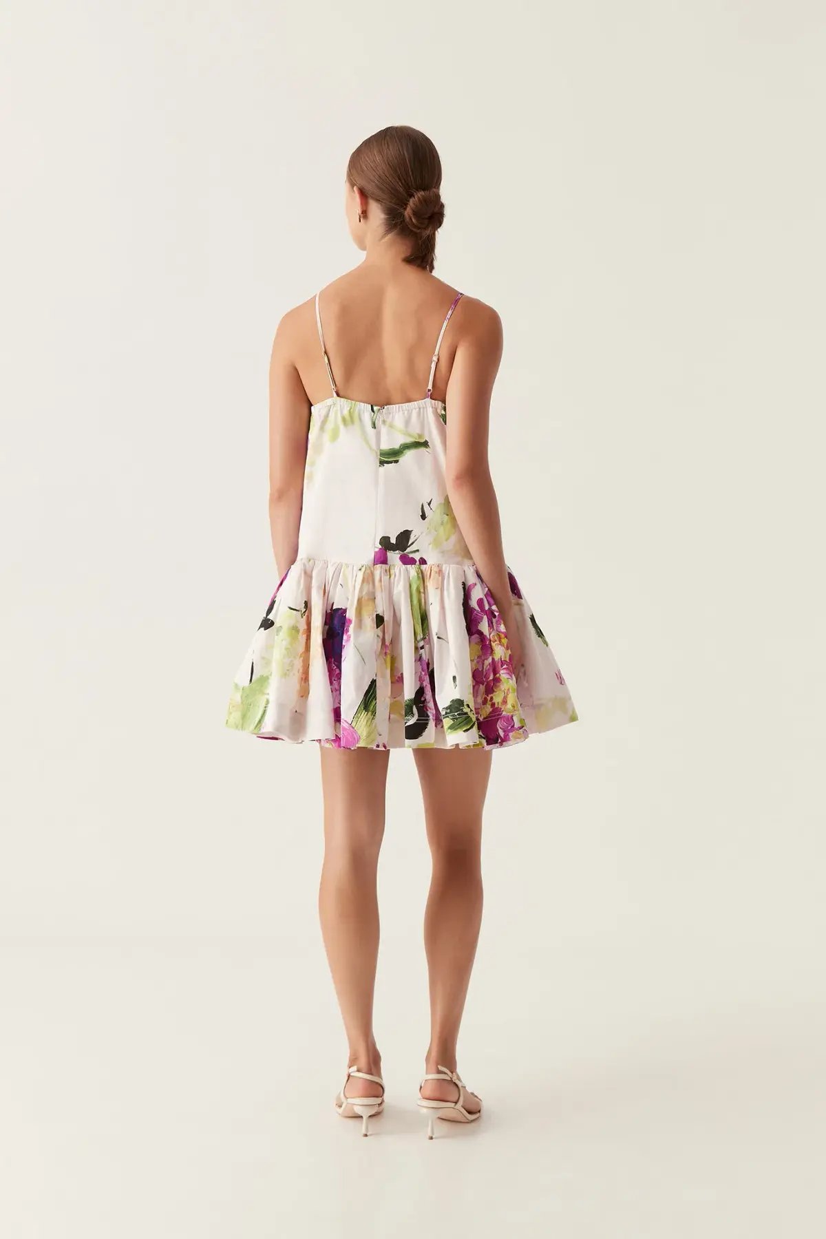 Aje Willow Sweetheart Mini Dress Wild Hydrangea Size AU 12 photo 2