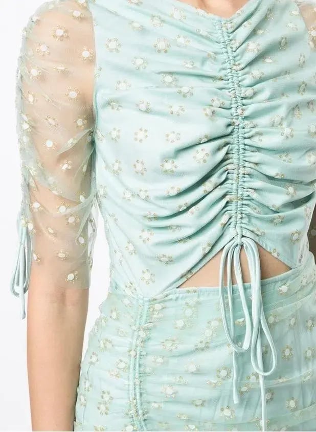 Alice McCall Stardust Midi Dusty Peppermint Dress Size AU 8 photo 4