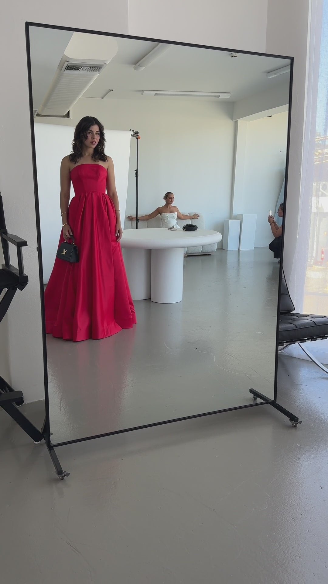 Macie Gown in Red photo 5