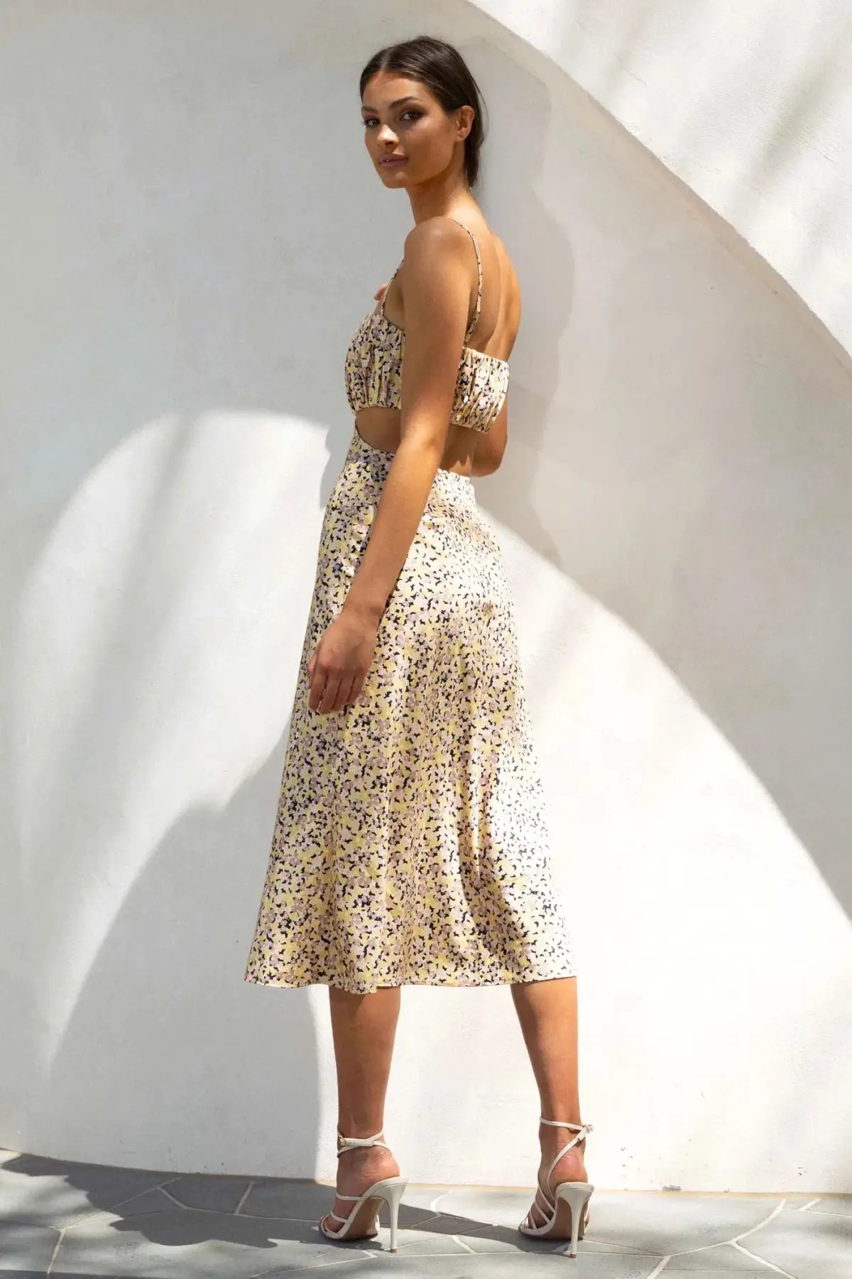 Misha Dina Dress Floral Size 6 photo 2