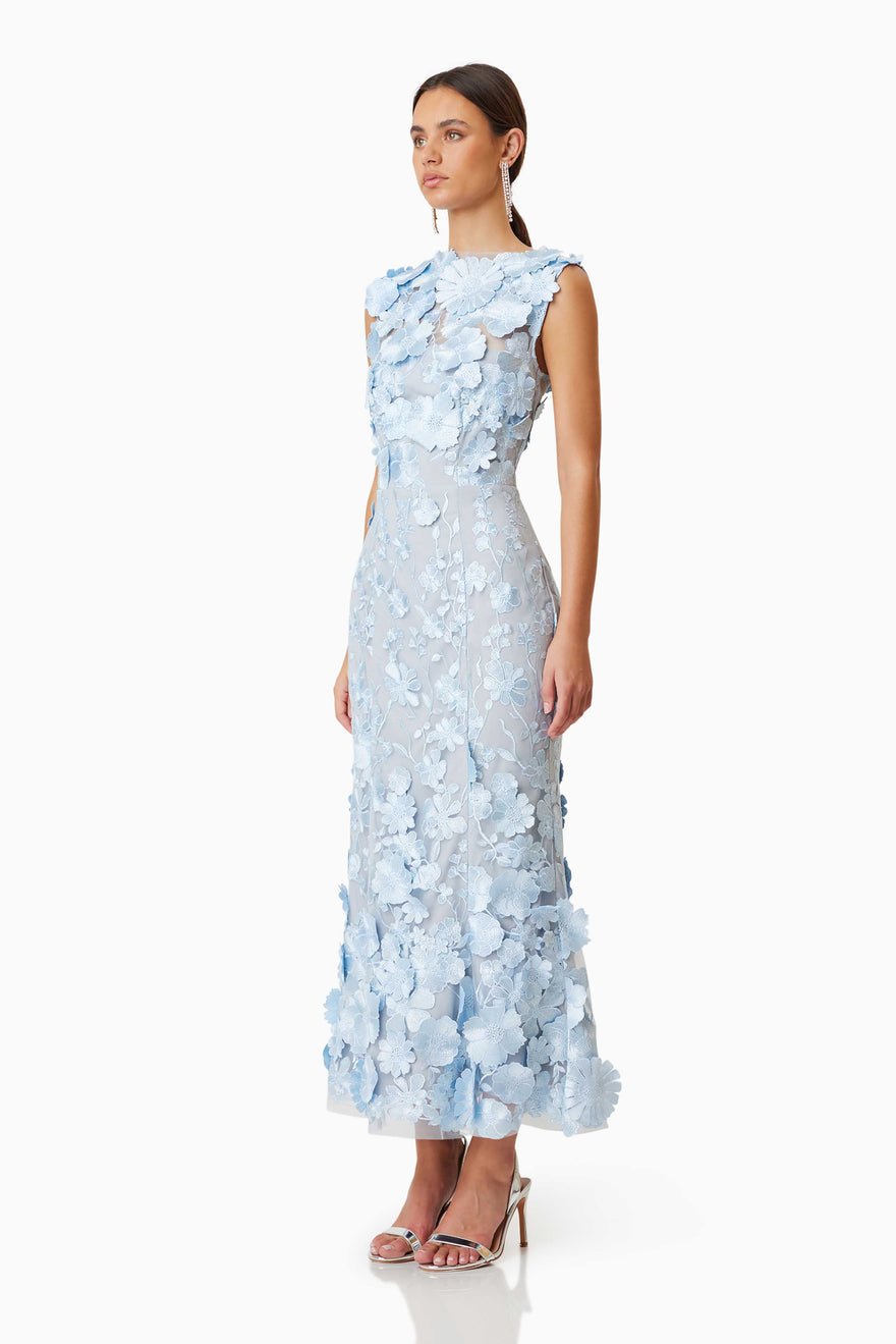 Elliatt Selene Cocktail Dress - Blue photo 2