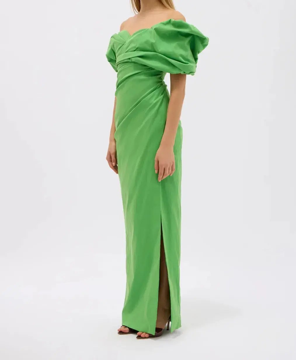 Rachel Gilbert Gia Gown Green Size 3 / AU 12 photo 2