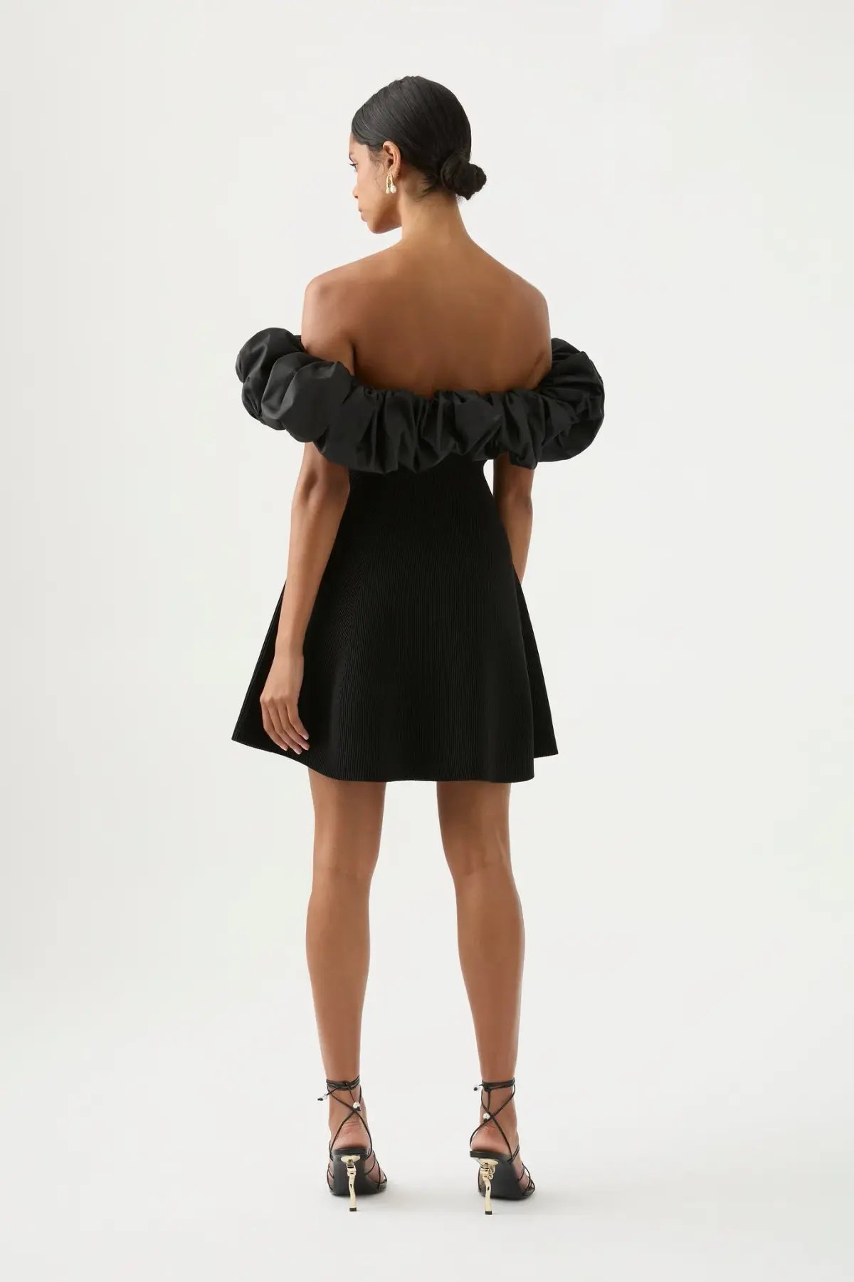 Aje Eldora Mini Dress Black Size 8 photo 3