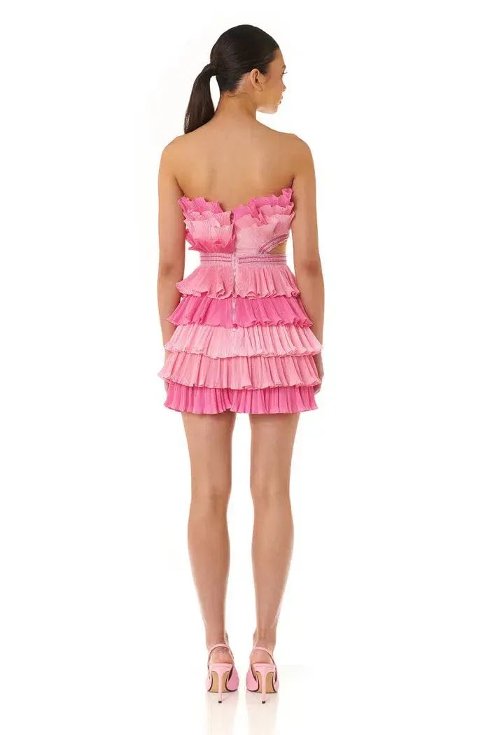 Eliya the Label Josephine Mini Dress in Pink Size M / AU 10 photo 2