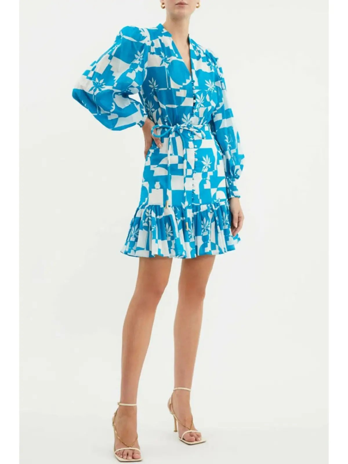 Rebecca Vallance Ibiza Mini Dress Print Size AU 8 photo 2