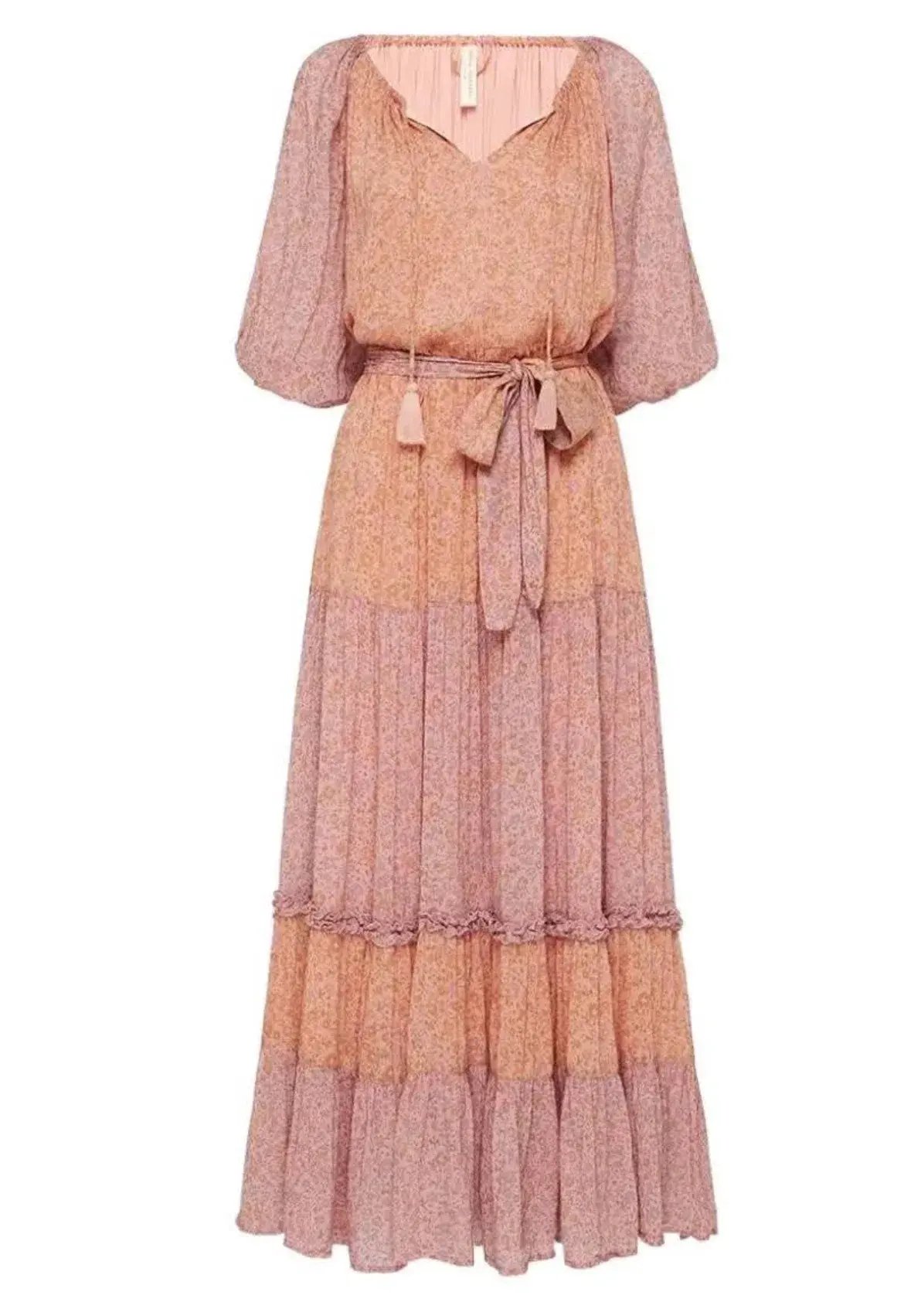 Spell Rae Gown in Peach Size M AU 12 photo 3