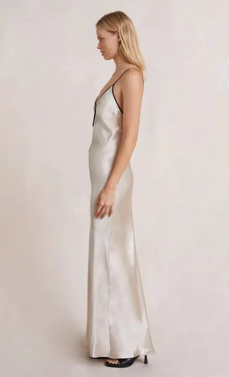 Bec & Bridge Kara Keyhole Dress Sand Size 10 photo 2