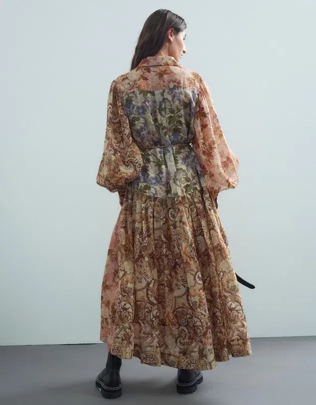 Alemais Phillipa Shirtdress Mix Floral Size 14 photo 3