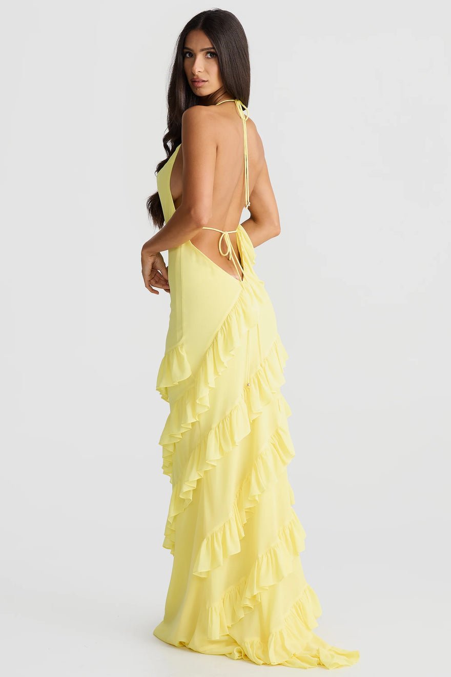 Melani the Label Milana Gown Yellow photo 3