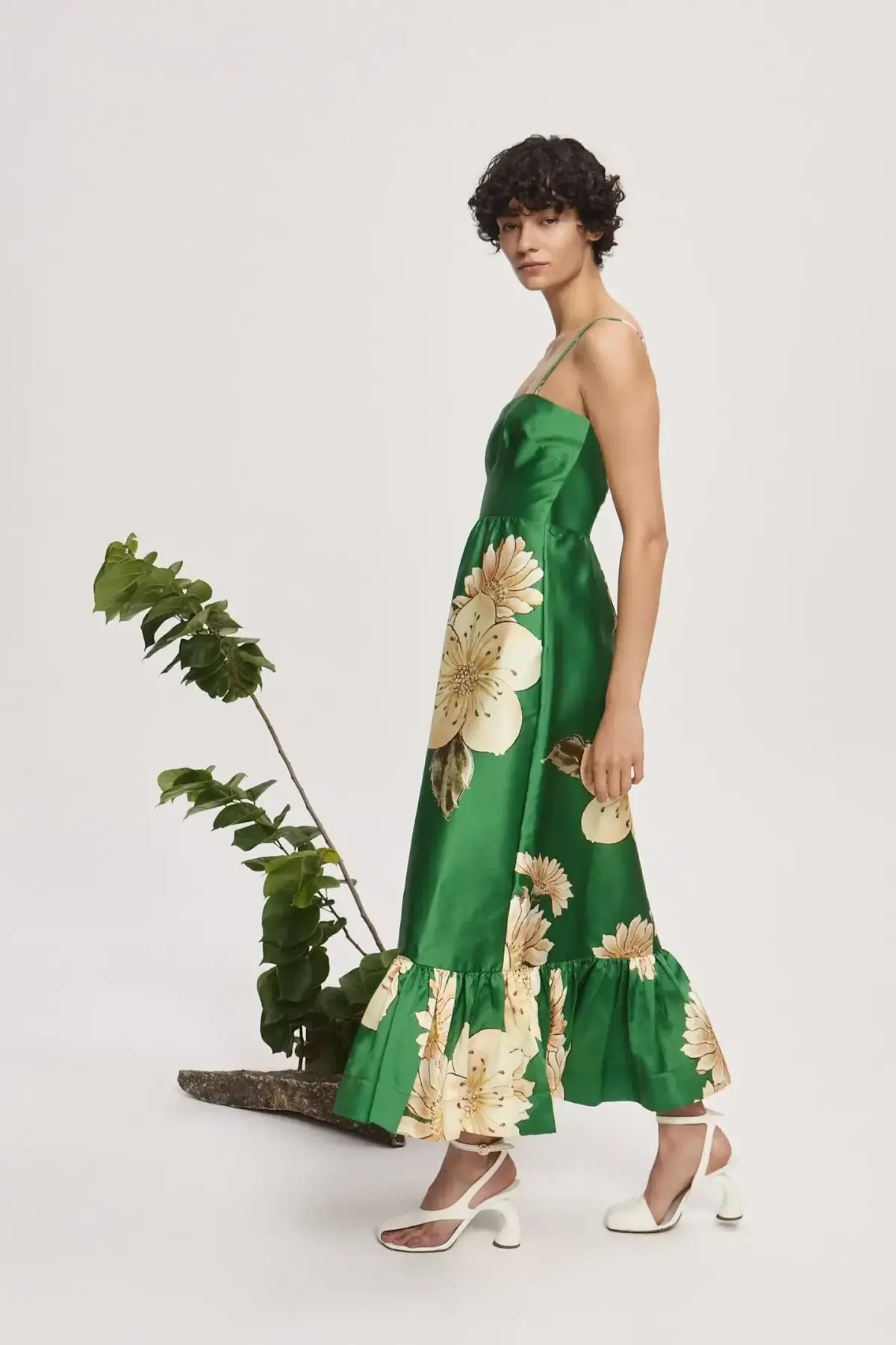 Alemais Sage Midi Dress Green Size 10 photo 2