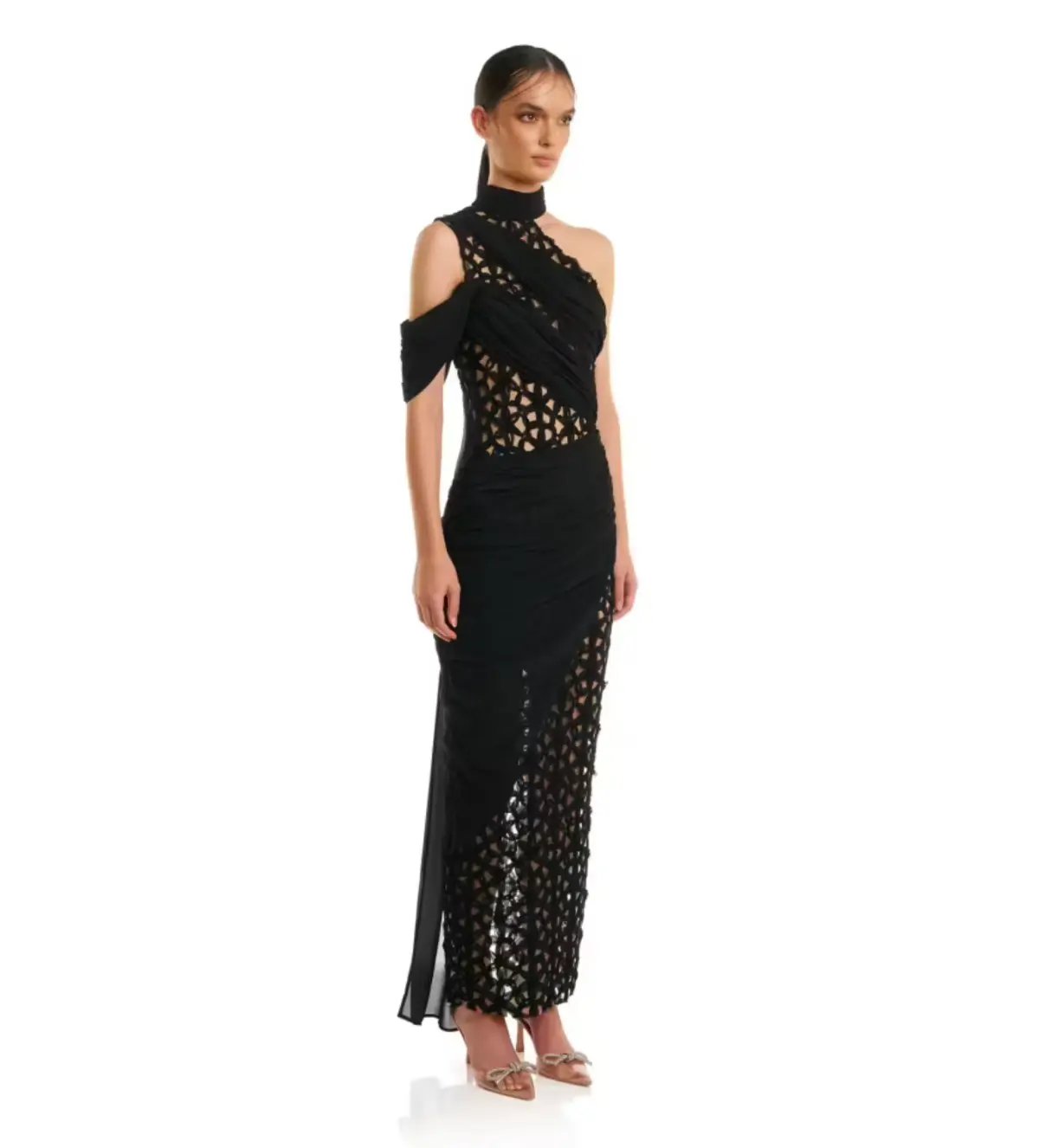 Eliya the Label Milan Maxi Dress Black Size XS/6 photo 3