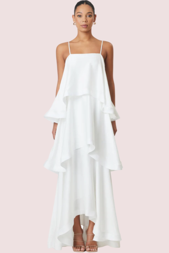 Elliatt Tilly Tiered Maxi White photo 2