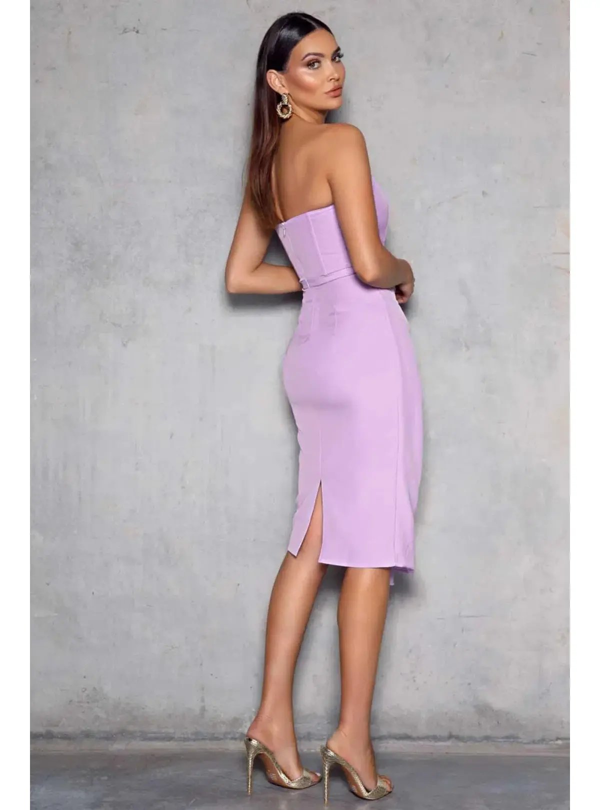 Elle Zeitoune Arell Dress in Lavander Size AU 14 photo 2
