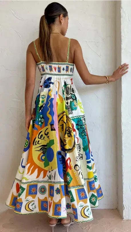 Alemais Soleil Sundress Multi-colored Size AU 8 photo 2
