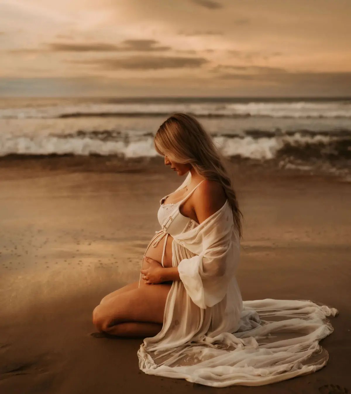 Robed.Co Sheer White Robe One Size photo 2