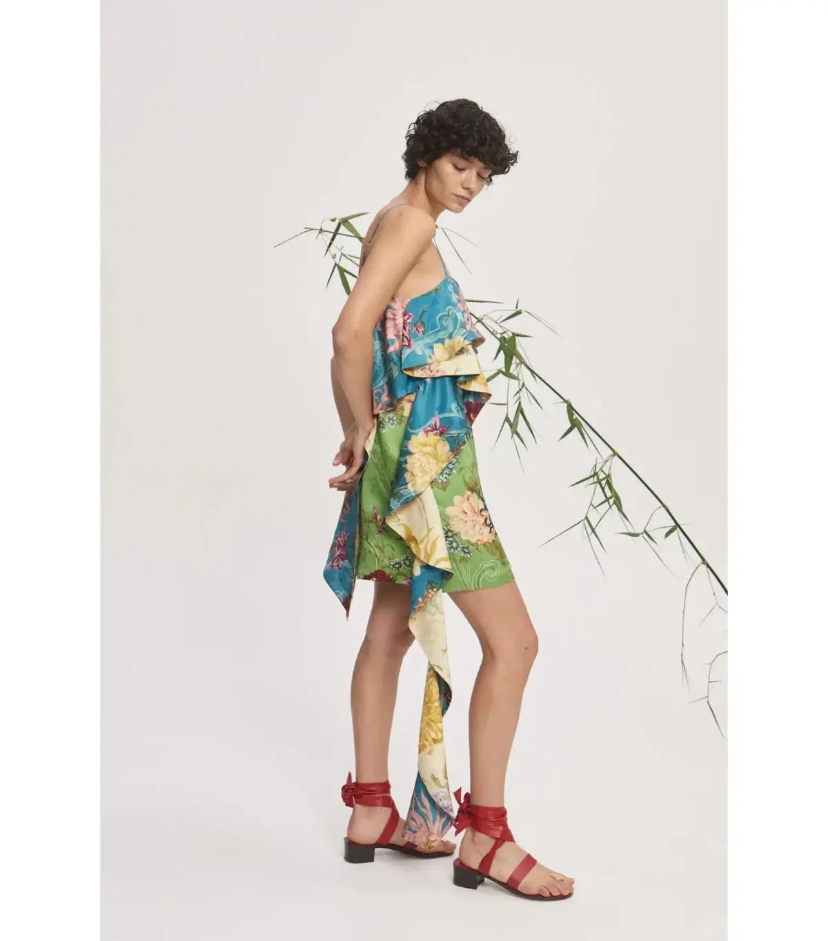 Alemais Avery Spliced Mini Dress Multi Size AU 10 photo 2