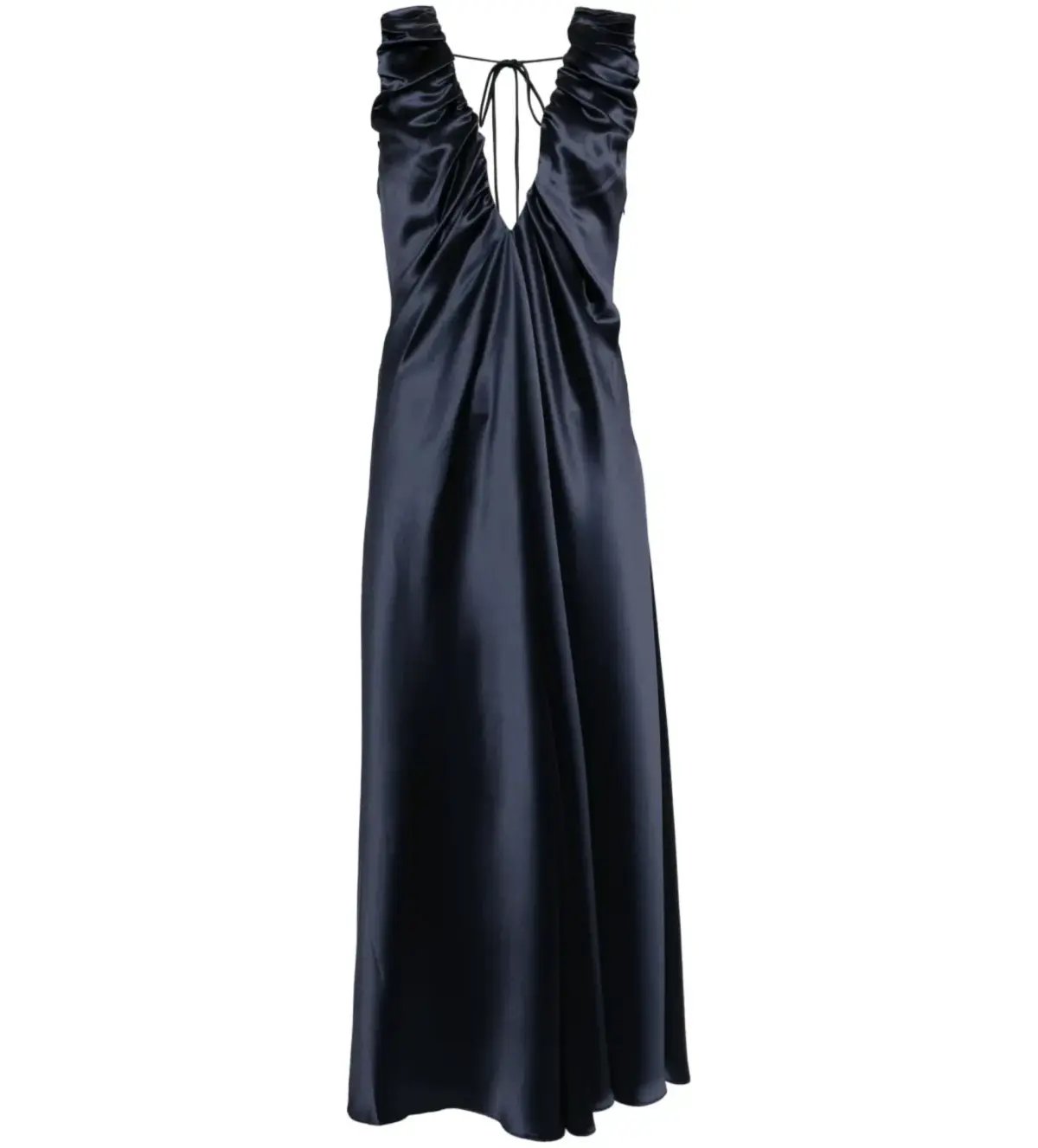 Acler Patterson Maxi Dress Navy Size 8 photo 5