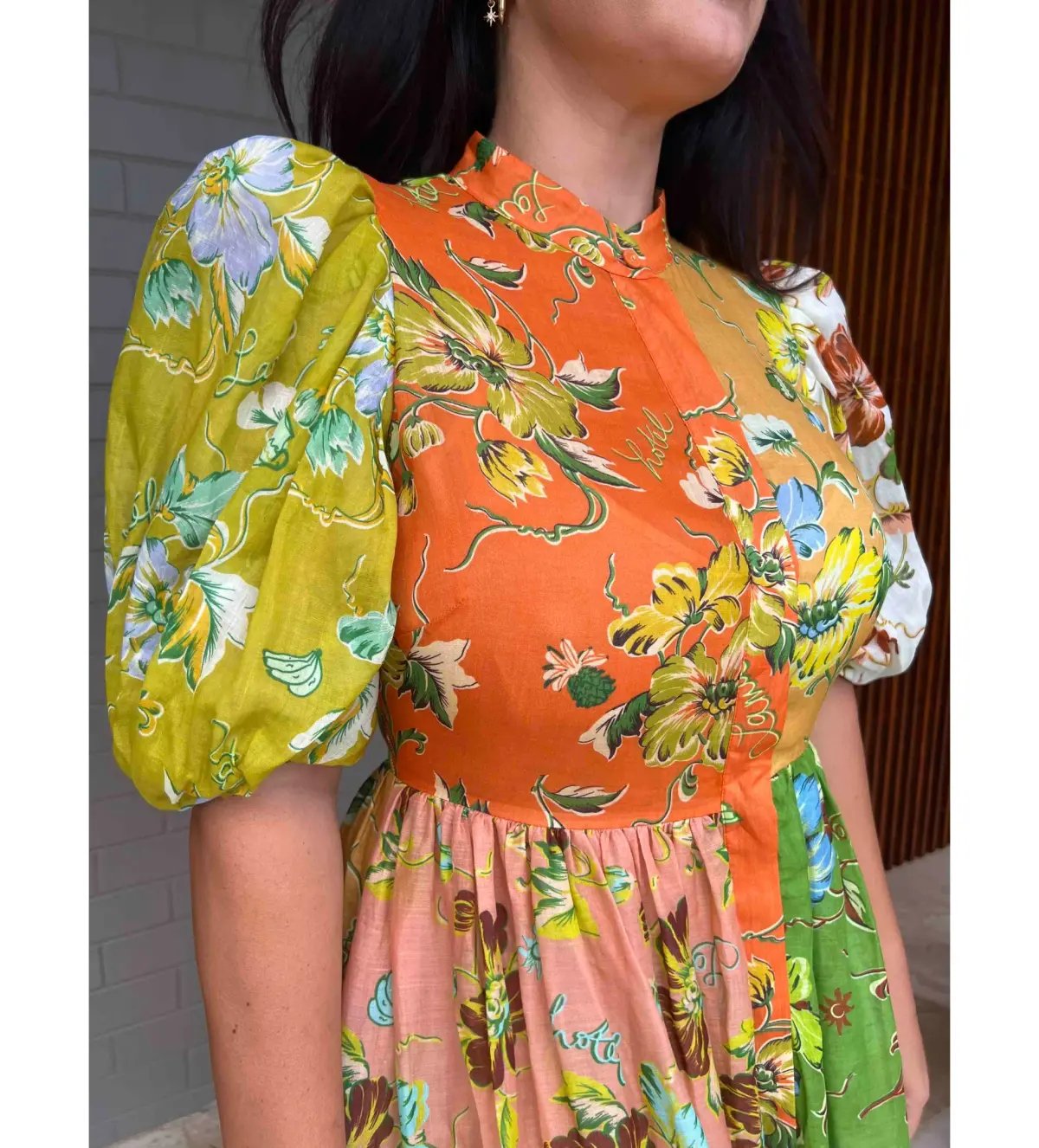 Alemais Hotel Lamu Spliced Shirtdress Multi Size 16 photo 3
