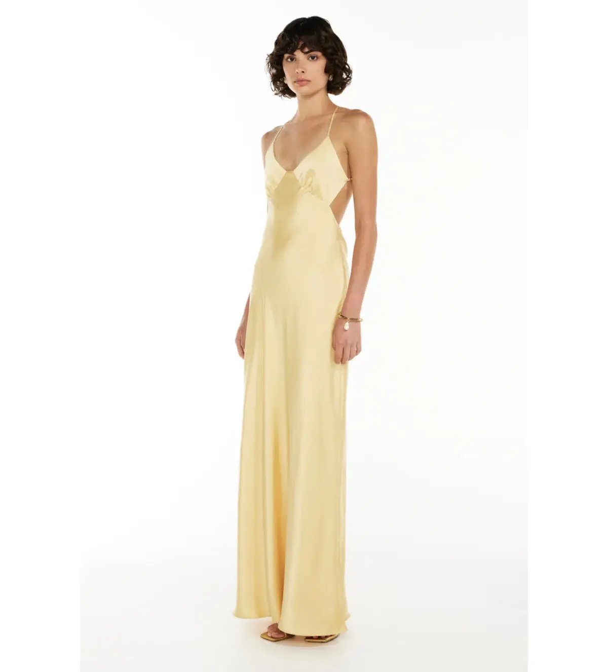 Manning Cartell Saturation Point Slip Dress Custard Size 6 photo 3