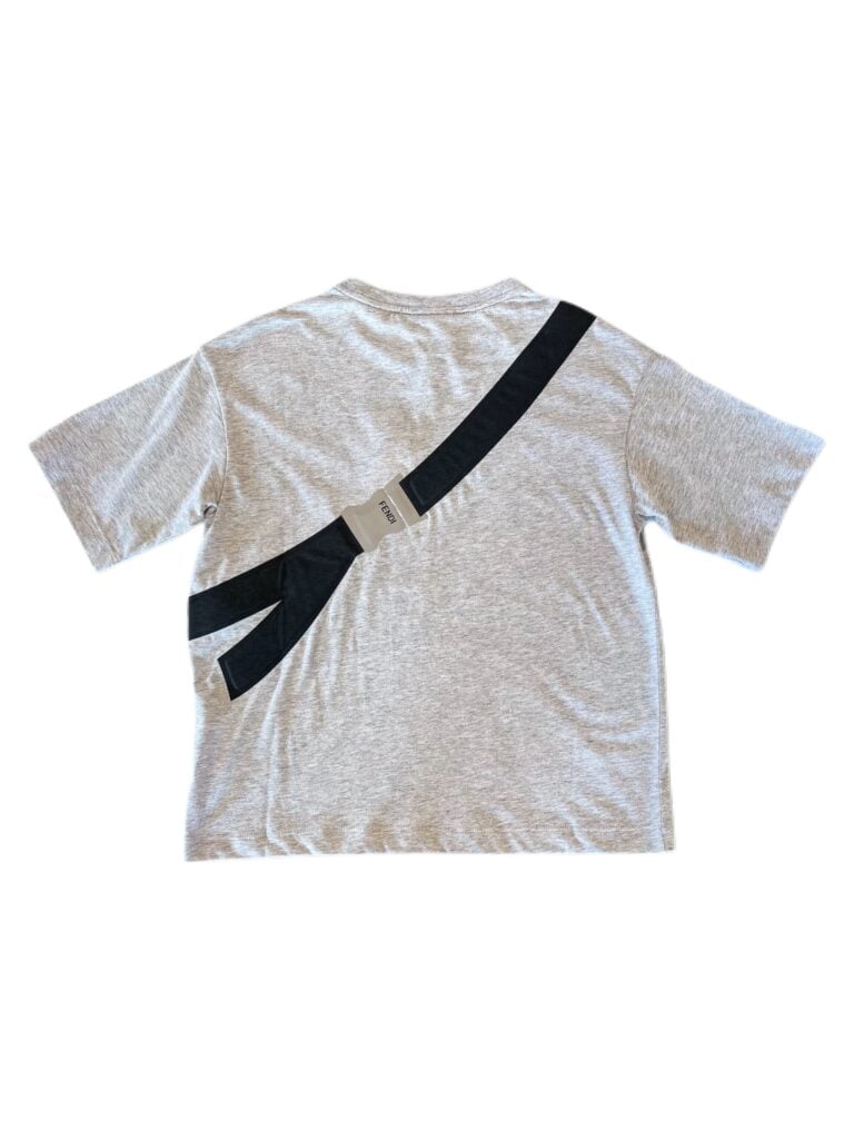 Fendi FF Bag Grey T-Shirt photo 2
