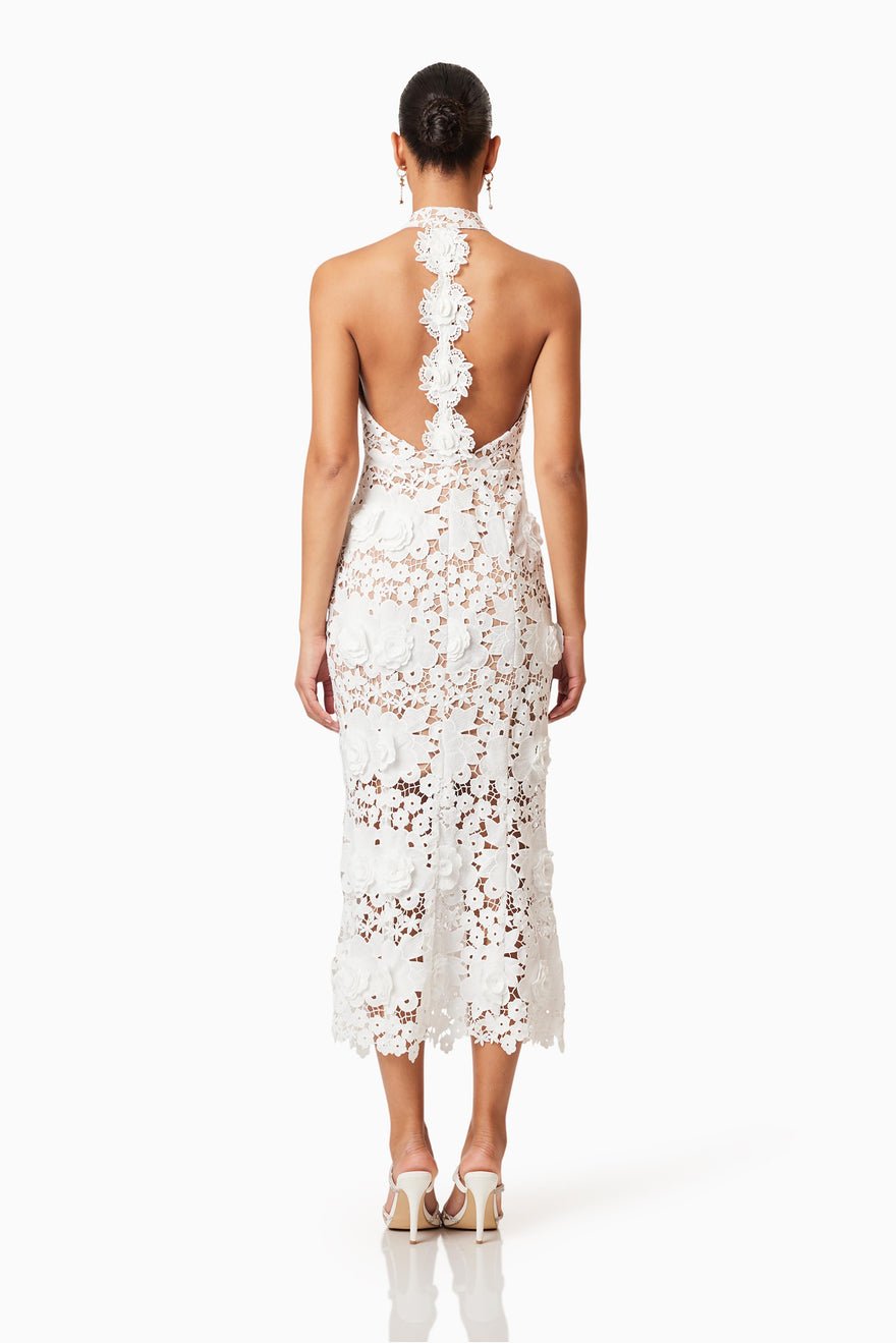 Elliatt Daffodil Cocktail Dress - Ivory photo 4