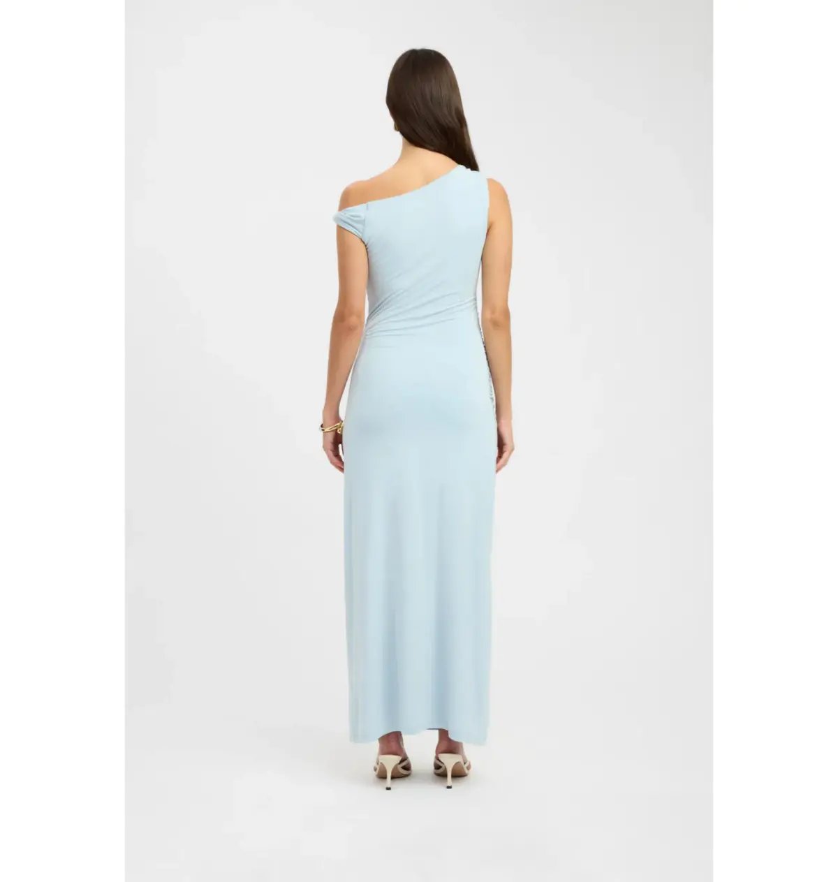 Kookai Milly Maxi Dress in Ice Blue Size AU 8 photo 3