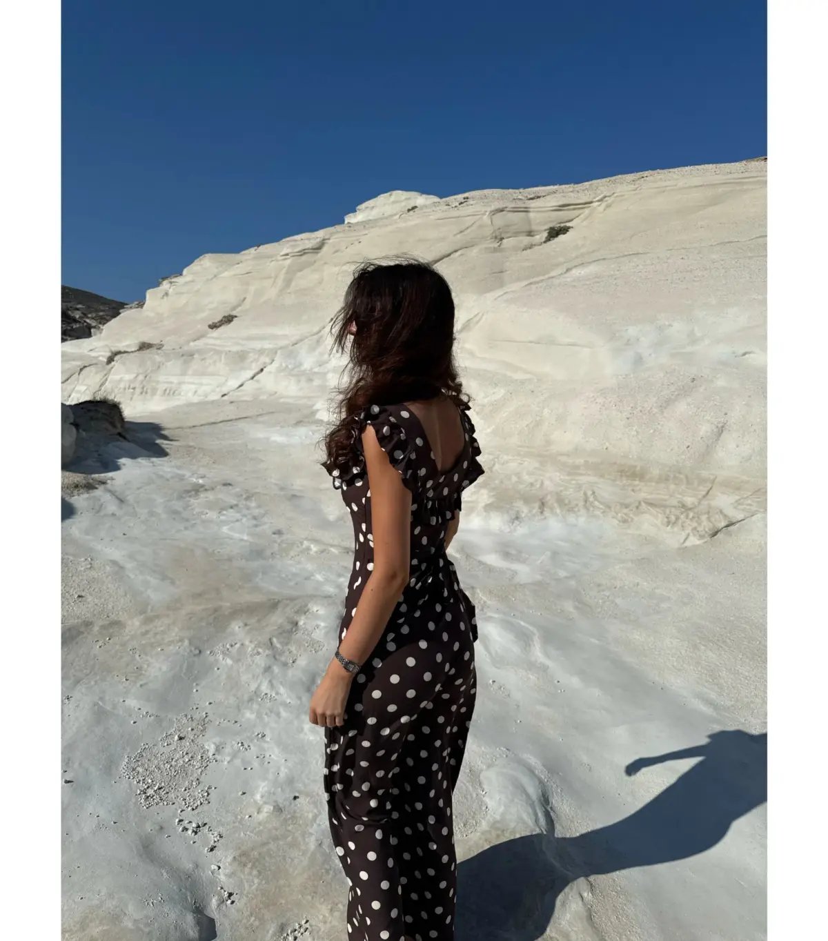 Design by Si Luna Maxi Dress Brown/White Size M / AU 10 photo 6