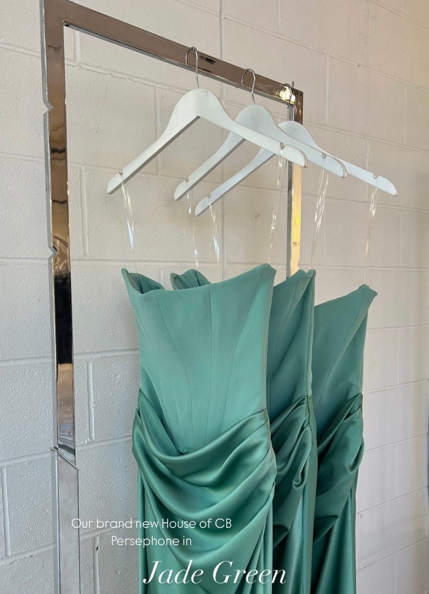 House of CB Persephone Strapless Corset Dress - Jade Green photo 2