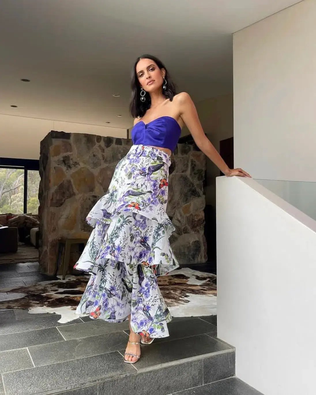 Sheike Sold Out Style Avery Skirt and Medusa Bustierc Purple Size 6 photo 2