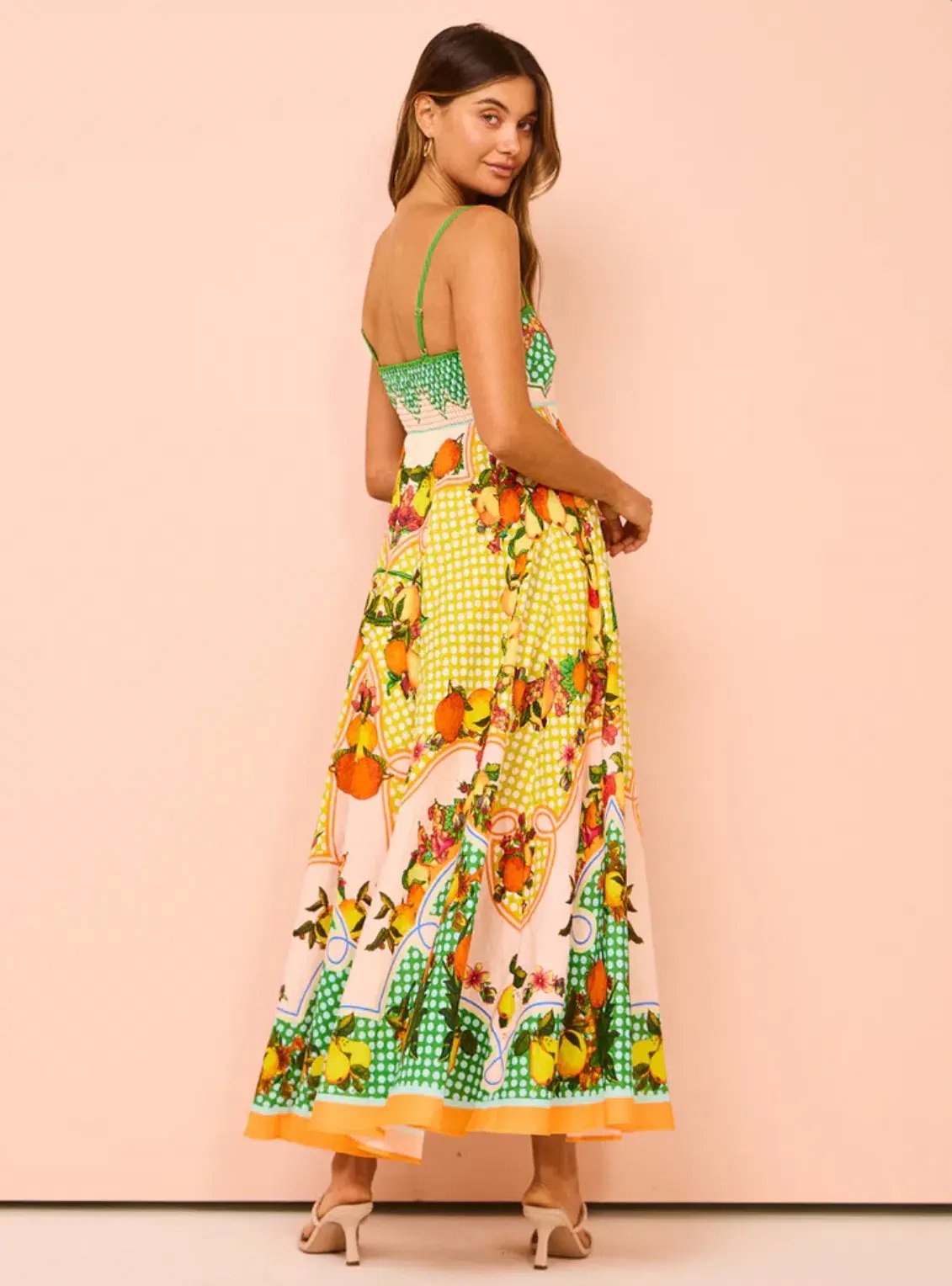 Alemais Lemonis Sundress Print Size 14 photo 3