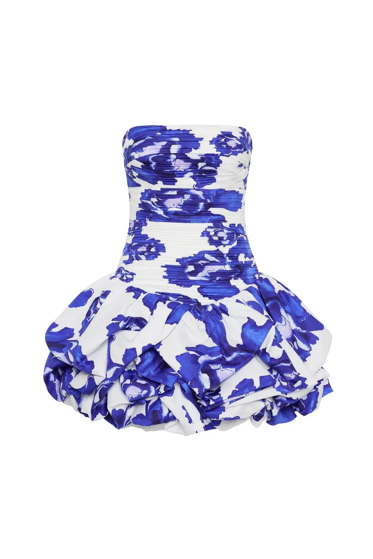 Aje Violette Bubble Hem Mini Dress in Blue Size AU 6 photo 3