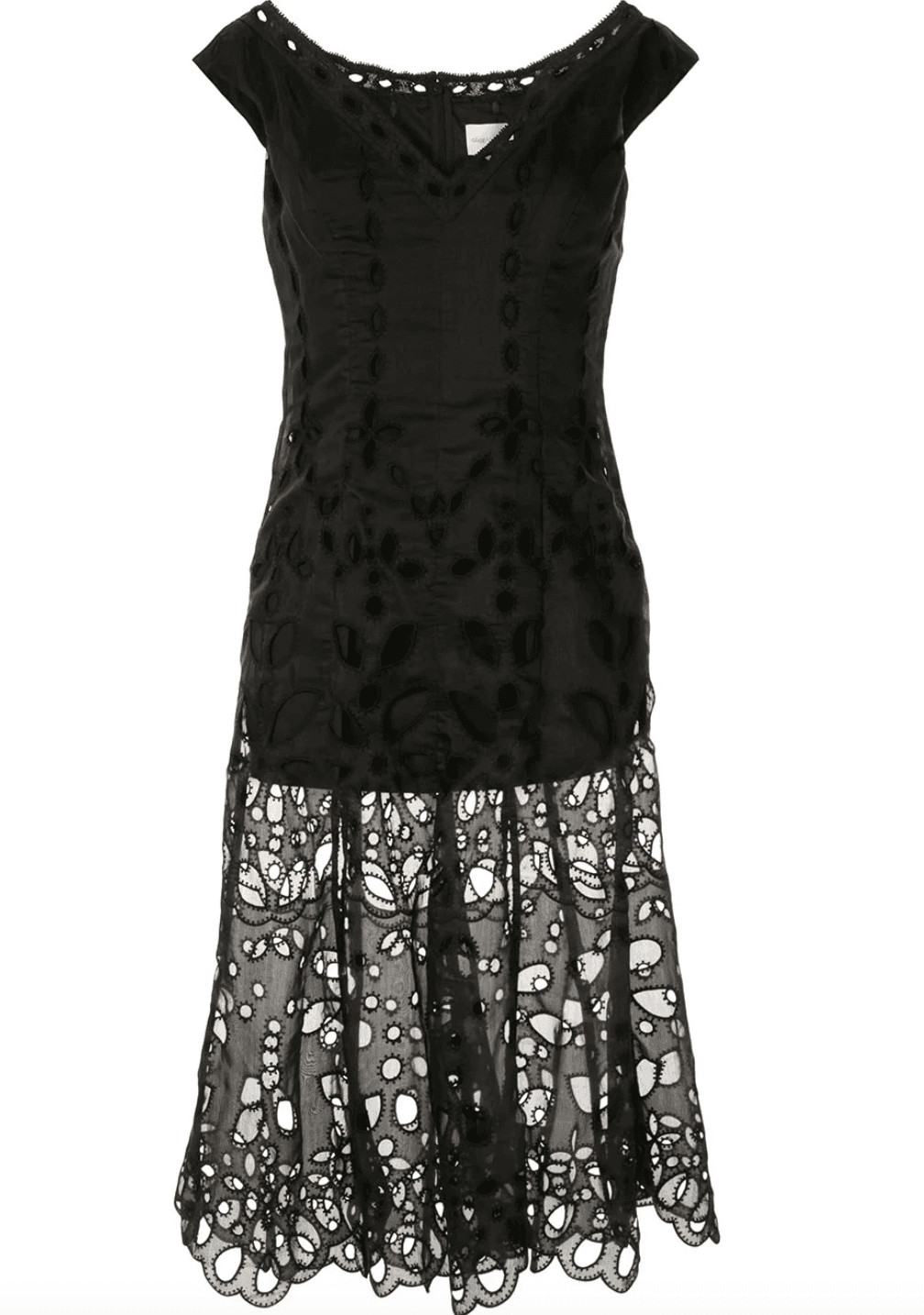 Alice McCall Baudelaire Broderie Anglais Midi Dress Black Size 4 photo 6