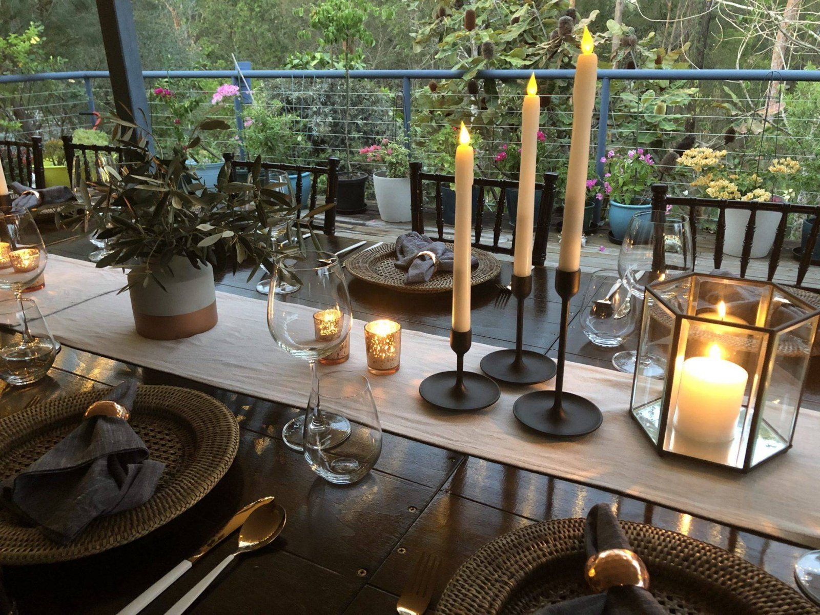 LED Flickering Taper Candles photo 5