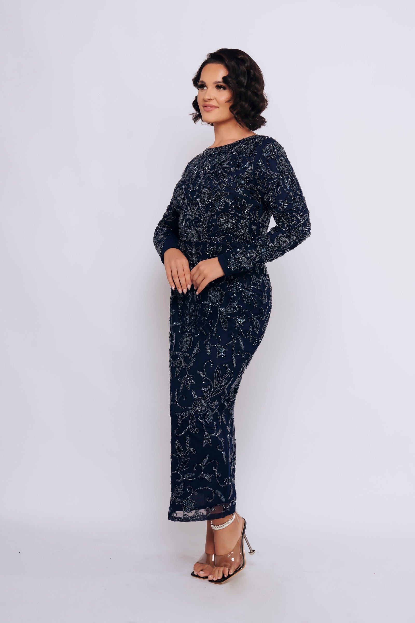 ADELLA MIDI BY MY SECRET WARDROBE NAVY photo 3