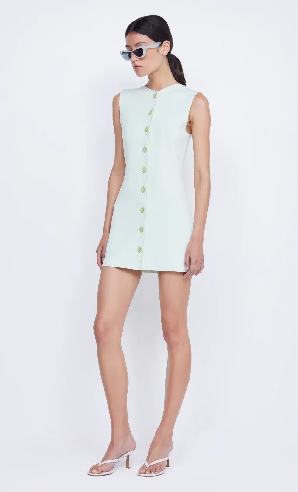 Bec & Bridge Ilora Knit Mini Dress in Mint Size 10 photo 2