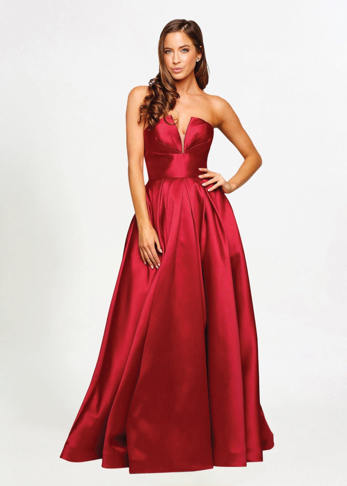 Lucille Gown in Red (TA611) photo 2