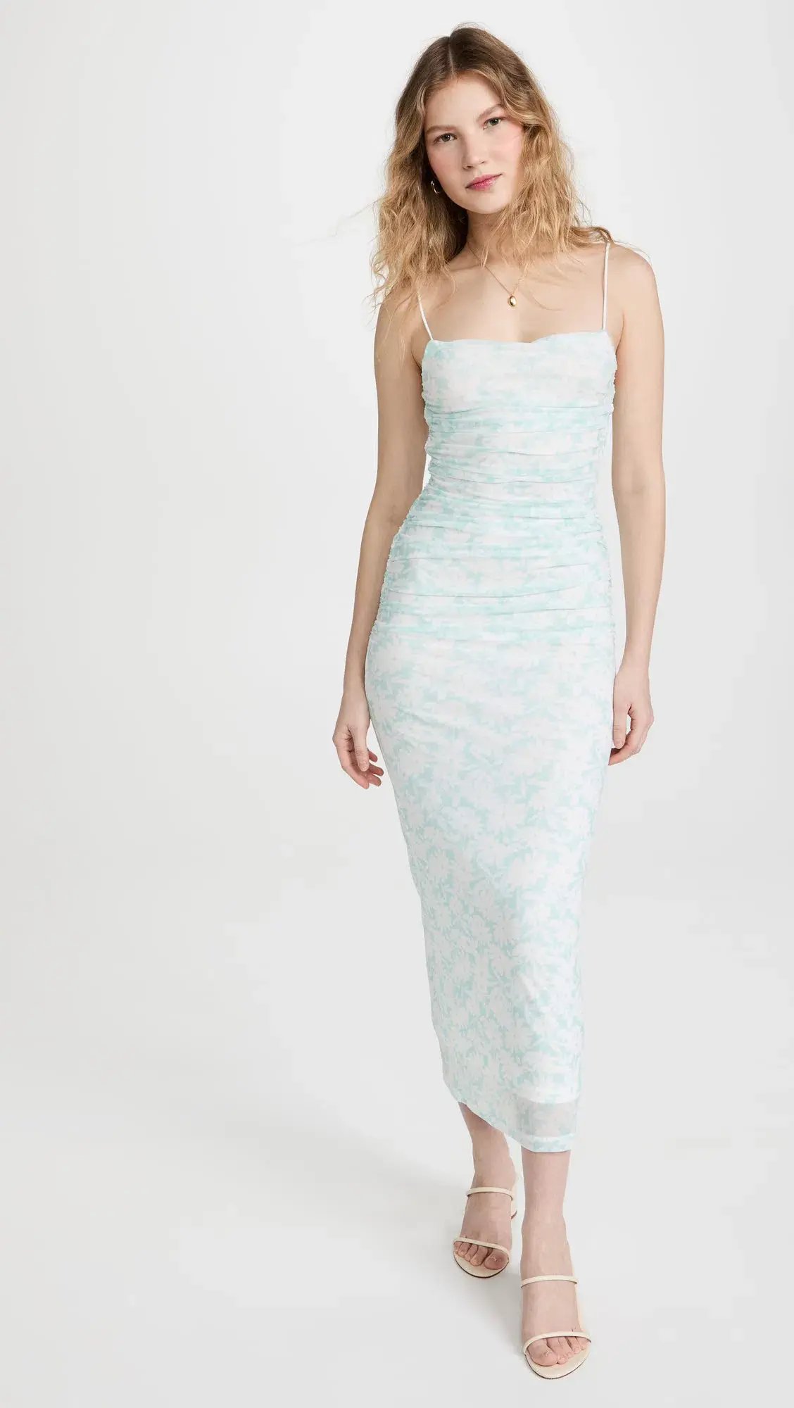 Significant Other Verona Dress Midi Blue Size 8 photo 2